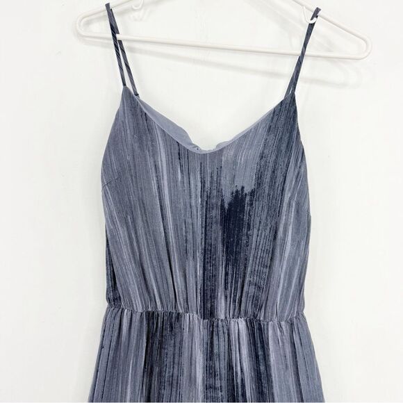 Soma Wknd Rayon Challis Bra Jumpsuit in Blue Ombre Vertical Stripe - Picture 7 of 16